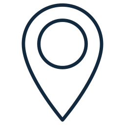 Map pointer icon representing location for Dr. Stephen Oreski & Associates psychotherapy practice in Paramus, NJ, emphasizing accessibility and contact information for mental health services.