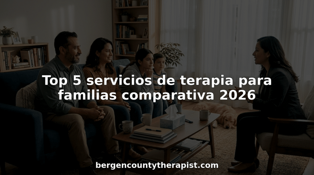 Sesión de terapia familiar en un salón acogedor