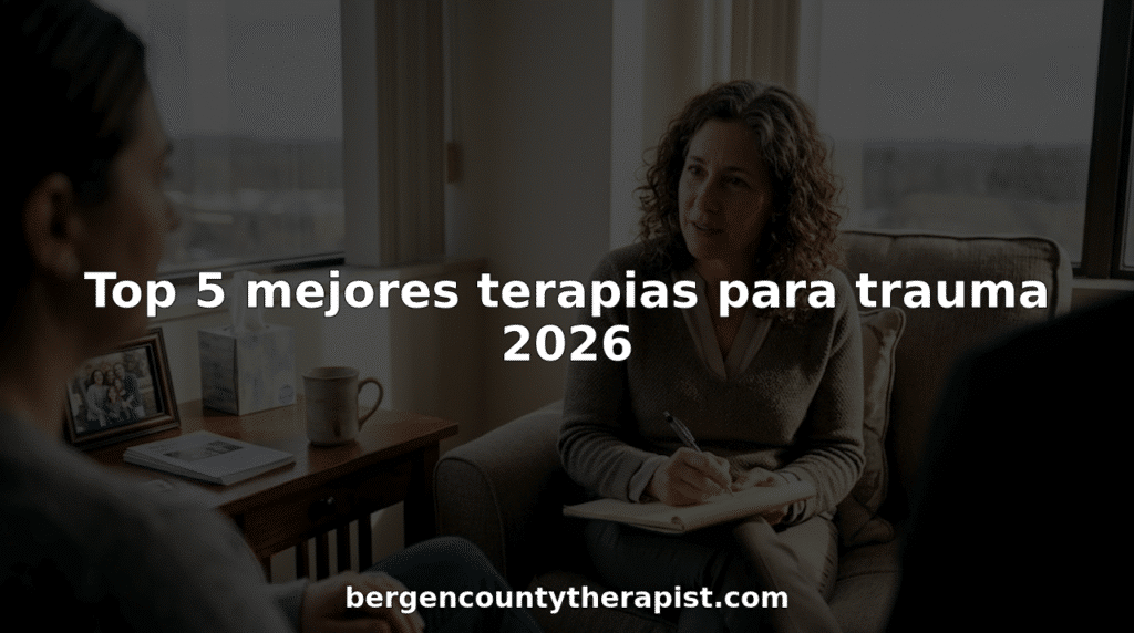 Terapeuta y paciente conversan en una sesión cálida y de apoyo en el consultorio.
