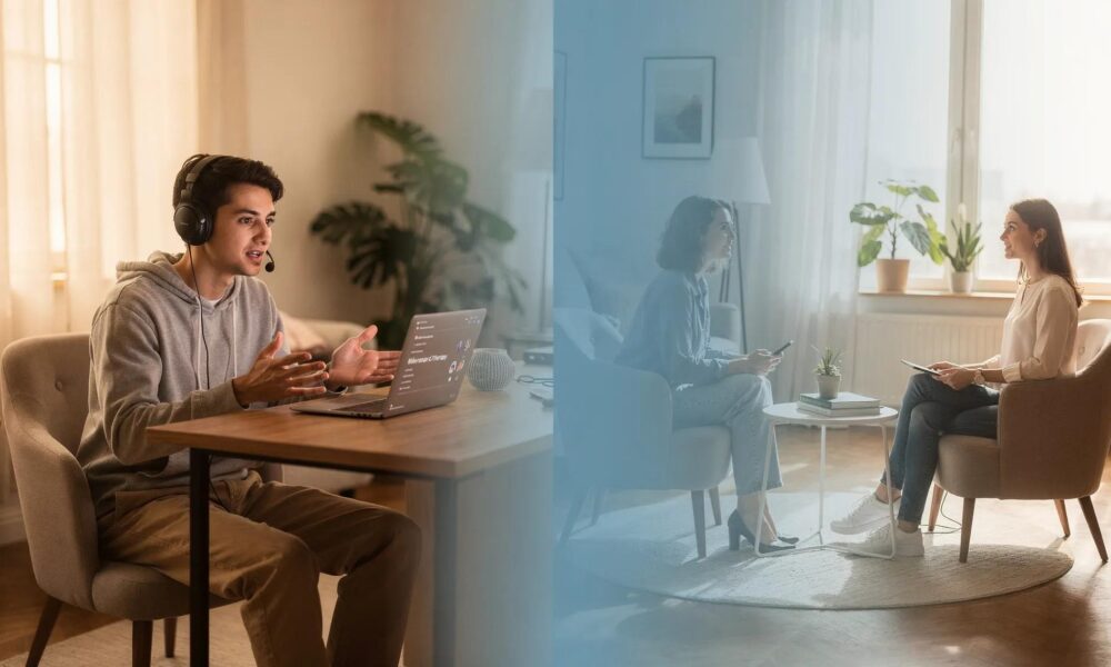 Online vs In-Person Therapy
