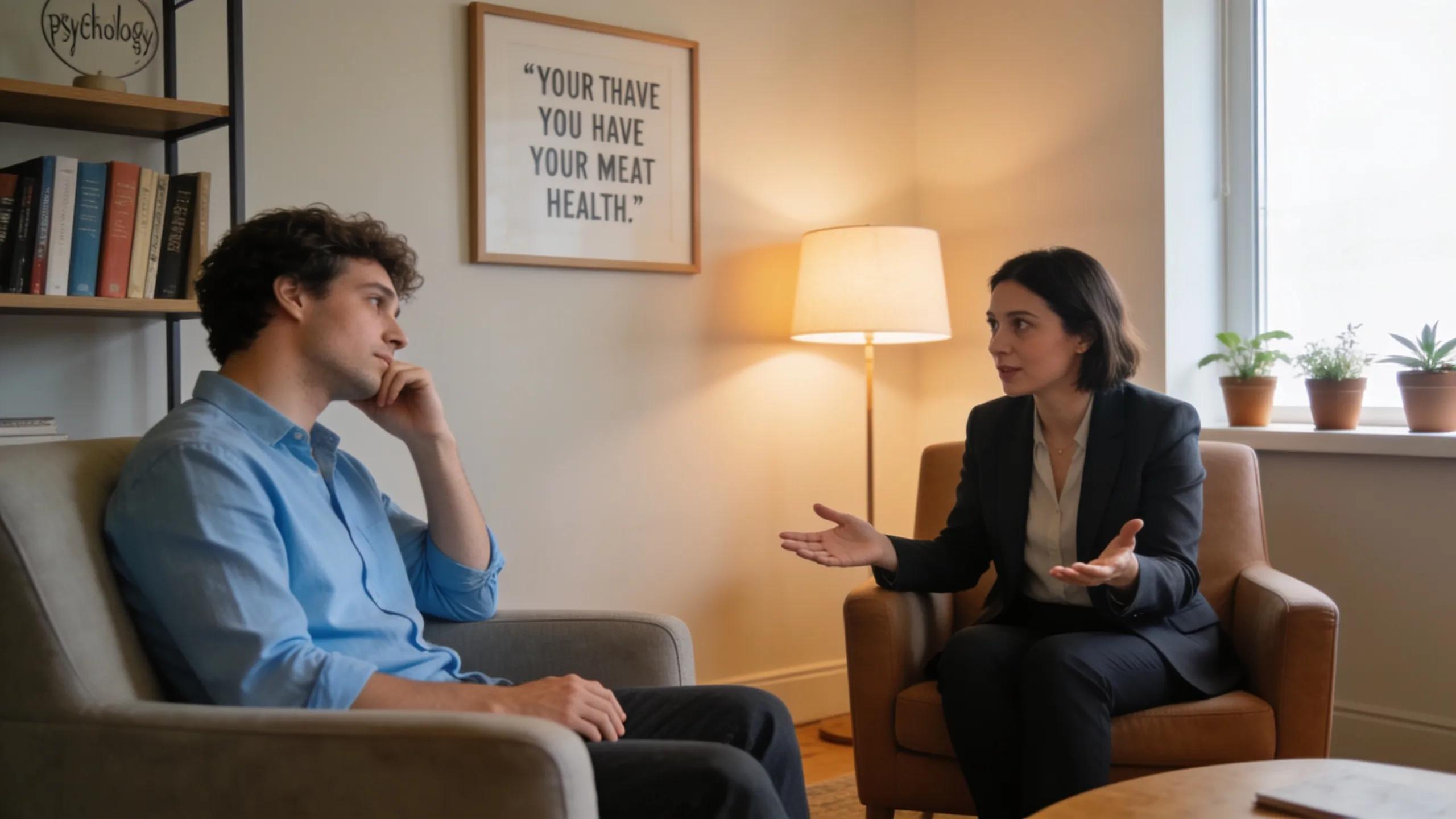 Therapist and client discussing grief counseling costs in New Jersey