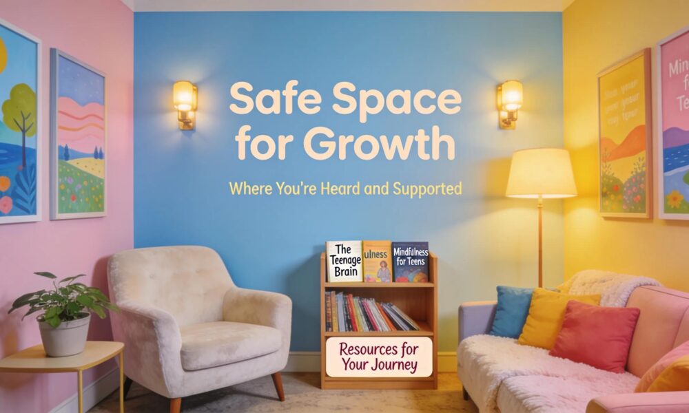 Welcoming therapy environment for adolescents promoting compassionate care