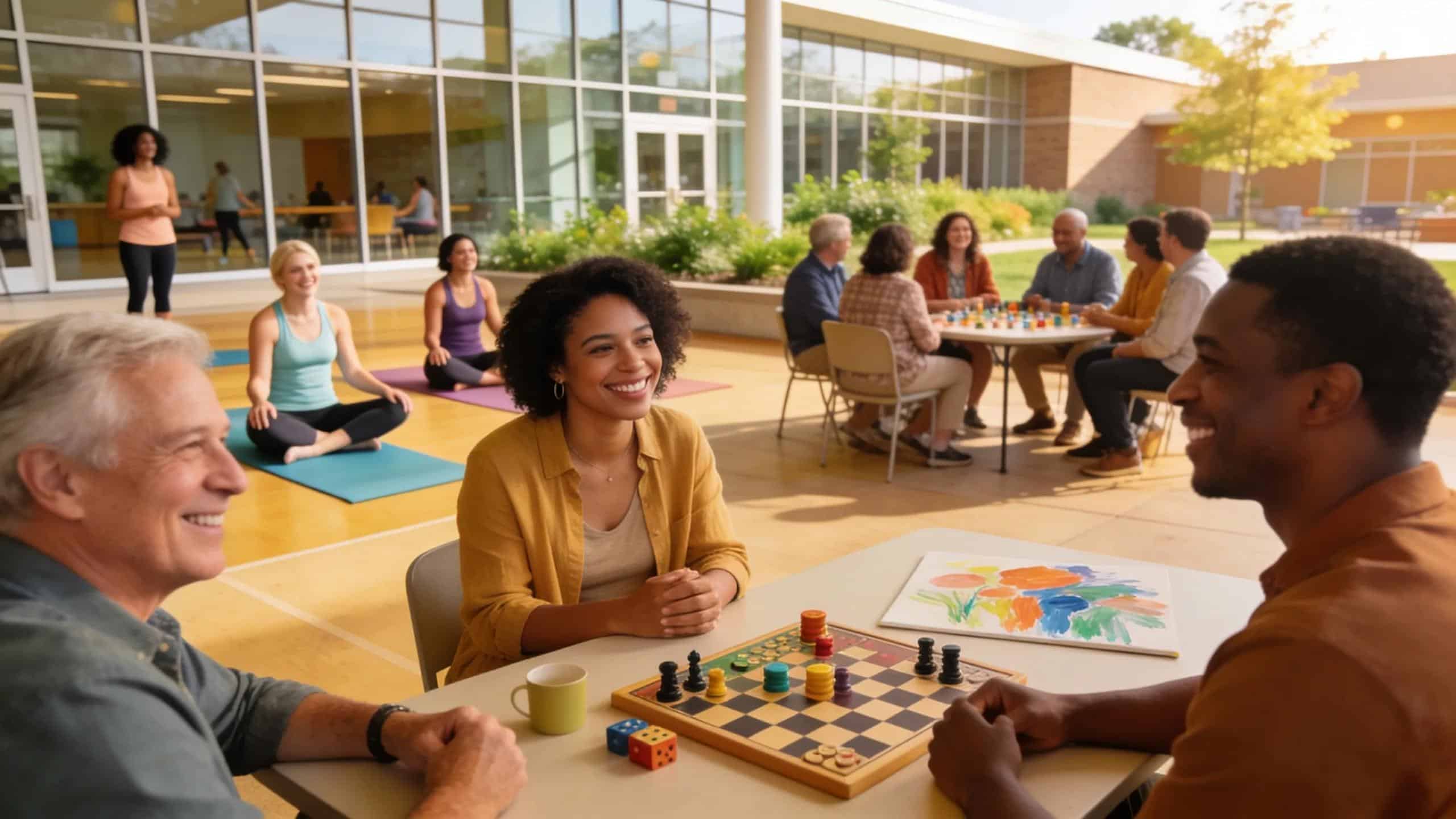 Community center in Bergen County supporting mental well-being through various programs.