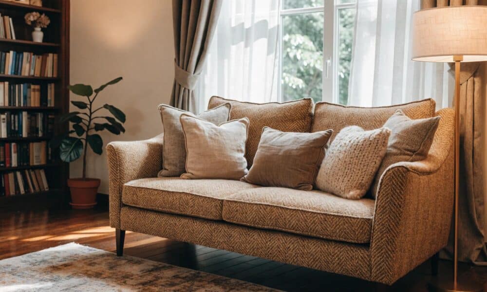 Comfortable therapy space for anxiety treatment with inviting decor and calming atmosphere