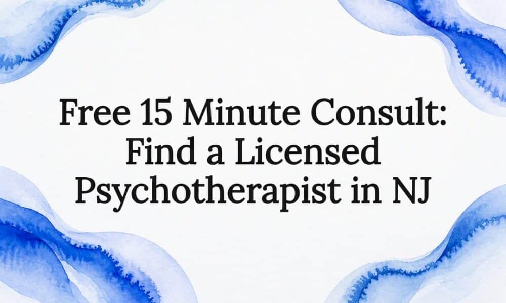 Decorative psychotherapy article title card
