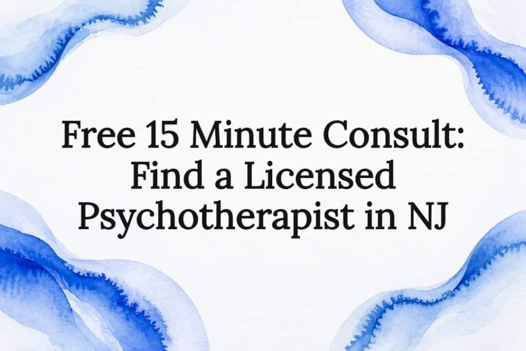 Decorative psychotherapy article title card